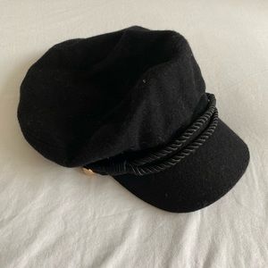 hat attack black paper boy hat